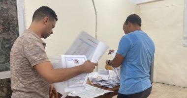 بدء أعمال الفرز بلجان الشيخ زايد بعد انتهاء التصويت بانتخابات مجلس الشيوخ