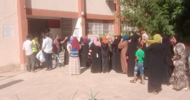 إقبال على لجنة مدرسة نقادة بقنا في اليوم الثاني من انتخابات الشيوخ