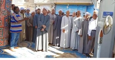 إقبال كثيف من الناخبين على اللجان الانتخابية بانتخابات الشيوخ بالقليوبية..صور