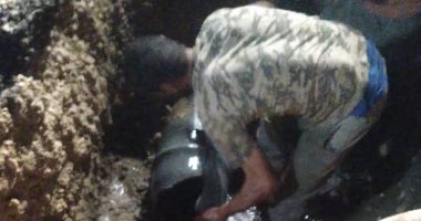 مياة الشرقية تدفع بفريق لإصلاح كسر ماسورة تغذى 3 مناطق فى الزقازيق