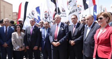 قيادات "الجبهة الوطنية" فى جولة تفقدية لمتابعة سير انتخابات الشيوخ بالقاهرة