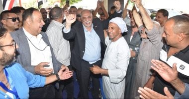 رئيس برلمانية مستقبل وطن يدلى بصوته فى انتخابات الشيوخ عبد الهادى القصبى رئيس الهيئة البرلمانية لحزب مستقبل وطن