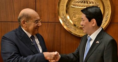 خلال لقاءه رئيس الشيوخ .. رئيس فيتنام: اتفاق مع الرئيس السيسي علي شراكة شاملة المستشار عبد الوهاب عبد الرازق رئيس مجلس الشيوخ و رئيسَ جمهورية فيتنام الاشتراكية لوونج كوونج