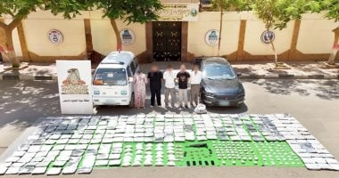 الداخلية تضبط عناصر جنائية بحوزتهم مخدرات بقيمة 35 مليون جنيه.. صور ضبط مواد مخدرة بقيمة 35 مليون جنيه وأسلحة نارية