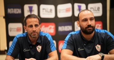 يانيك فيريرا: سنقاتل من أجل الزمالك والحكم على الصفقات سابق لأوانه يانيك فيريرا المدير الفنى لفريق الزمالك بصحبة المترجم الخاص