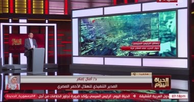 الدكتورة آمال إمام المدير التنفيذي للهلال الأحمر المصرى