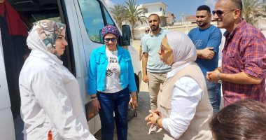 الكشف على 883 مواطنًا خلال قافلة طبية بقرية أم مشاق بالقصاصين بالإسماعيلية