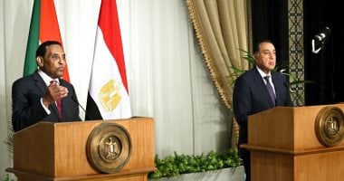  المؤتمر الصحفي المُشترك للدكتور مصطفى مدبولي ونظيره الدكتور كامل الطيب إدريس