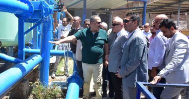 محافظ الأقصر يتفقد محطة "مرشح حاجر الأقالتة" ويتابع مشروعات القرنة.. صور