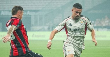 نيس يسقط ضد بنفيكا 2-0 بذهاب ملحق دوري أبطال أوروبا فى غياب عبد المنعم نيس ضد بنفيكا