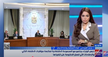 أستاذ بإدارة الأعمال: مؤشرات أداء الاقتصاد الكلي إيجابية وتحقق معدلات مستهدفة الدكتور محمد الشوادفي أستاذ الاستثمار وإدارة الأعمال