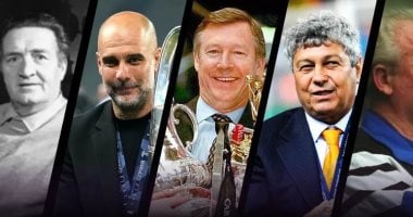 ملوك التكتيك.. فيرجسون يحكم مملكة المدربين الأكثر تتويجًا وجوارديولا وصيفًا فيرجسون وجوارديولا