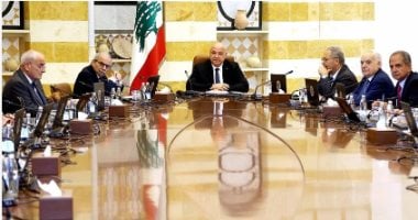 جانب من جلسة مجلس وزراء لبنان لمناقشة حصر السلاح 