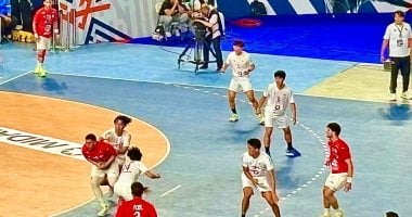 تأخر منتخب اليد أمام اليابان بالشوط الأول فى بطولة العالم لناشئى كرة اليد منتخب ناشئين اليد