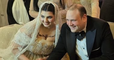 المستشار أحمد زين العابدين مدير نيابة أكتوبر يحتفل بزفافه بحضور الأهل والأصدقاء 