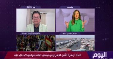 خبير: خطة نتنياهو لاحتلال غزة تمثل "جنون" وستضع الاحتلال بمواجهة العالم برنامج اليوم