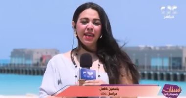 مراسلة cbc: المرأة لها دور كبير ومشاركة فى فعاليات مهرجان العلمين