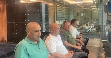 جهاز منتخب مصر يتابع مباراة البنك الأهلي وغزل المحلة جهاز منتخب مصر