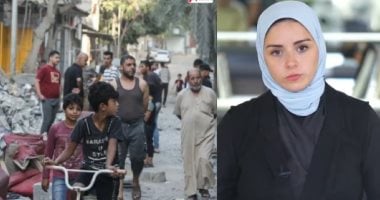 الزميلة جيرمين شلبى مذيعة اليوم السابع