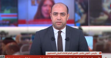 أمين عام الاتحاد الدولي للصحفيين: ما نشهده من مجازر غير مسبوق في التاريخ الحديث مداخلة أنتوني بلانجر
