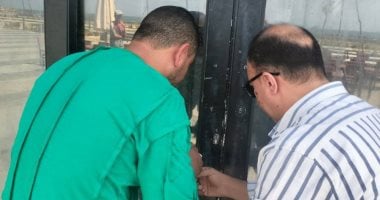 غلق وتشميع عدد من المطاعم المخالفة برأس البر جانب من الغلق