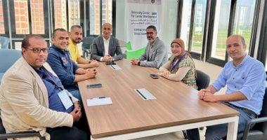 رئيس جامعة دمنهور يبحث استعدادات إطلاق مبادرة "كُن مستعدًا" في نسختها الثانية الاجتماع