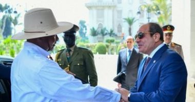 السيد الرئيس عبد الفتاح السيسي والرئيس الأوغندى