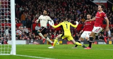 مان يونايتد يتصدر قائمة الضحايا المفضلين لـ محمد صلاح بالدوري الإنجليزي محمد صلاح في مباراة سابقة بين ليفربول ومانشستر يونايتد