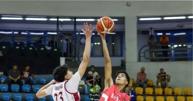 منتخب الناشئين يفوز على قطر فى البطولة العربية لكرة السلة منتخب الناشئين لكرة السلة