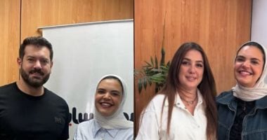 بعد تحقيقه 15 مليون مشاهدة.. شاهد كيف مازح عمرو يوسف صحفية اليوم السابع النجمان عمرو يوسف و كندة علوش مع الزميلة سارة صلاح