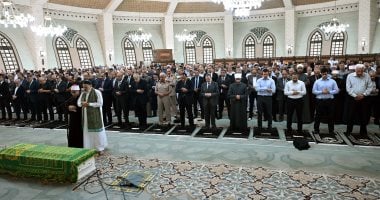 رئيس الوزراء يؤدى صلاة الجنازة على الدكتور على المصيلحي بمسجد الشرطة بأكتوبر رئيس الوزراء يؤدي صلاة الجنازة