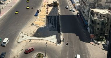 غلق جزئى بطريق كورنيش الإسكندرية 12 يوما لاستكمال أعمال التوسعة والرصف كورنيش الإسكندرية