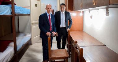 رئيس جامعة بني سويف يتفقد المدينة الجامعية للطالبات