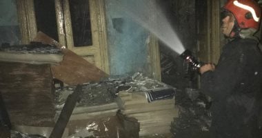 السيطرة على حريق شقة 
