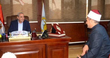 محافظ الغربية يستقبل رئيس المنطقة الأزهرية الجديد 