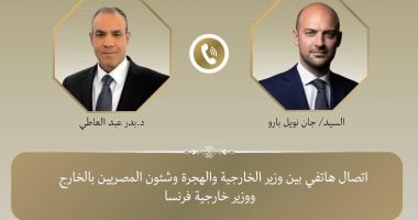 عبد العاطى ونظيره الفرنسى