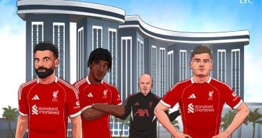 العلمين الجديدة في دعايا ليفربول