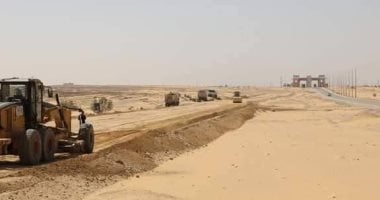 استكمال طريق الخارجة سوهاج
