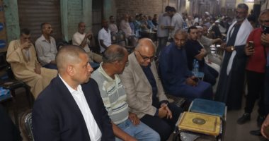 محافظ القليوبية يقدم واجب العزاء لأسر ضحايا حريق القناطر الخيرية تقديم واجب العزاء