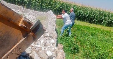 محافظ سوهاج: إزالة 579 حالة تعد على أملاك الدولة والأراضى الزراعية