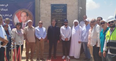 رئيس جامعة بنها يضع حجر الأساس للمعسكر الدائم للطلاب فى مطروح