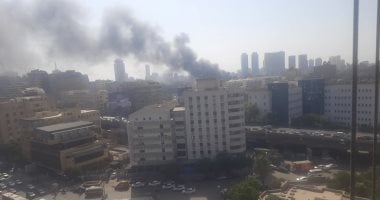 حريق مخزن مواسير البلاستيك