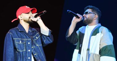 نجما الراب شهاب وليجي سي يتألقان فى حفل رائع بمهرجان العلمين