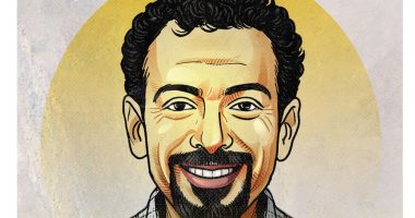 "يد الأب لا تتركك".. كاريكاتير اليوم السابع ينعي مدير التصوير تيمور تيمور كاريكاتير اليوم السابع عن تيمور تيمور