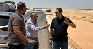 رئيس جهاز مدينة سفنكس الجديدة يتفقد مشروعات الطرق والمرافق