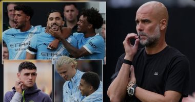 مانشستر سيتي يرسل إنذاراً مبكراً لليفربول فى ضربة البداية بالدوري الإنجليزي.. عمر مرموش يواصل صيامه عن التهديف قبل مواجهة توتنهام.. هالاند رجل جوارديولا التاريخي في البريميرليج.. و"بيب" يشيد بالصفقات الجديدة مانشستر سيتي