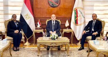 رئيس هيئة النيابة الإدارية يستقبل رئيسة القومي للمرأة لتهنئته بتوليه المنصب