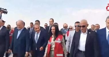 بدر عبد العاطى ورئيس الوزراء الفلسطيني