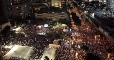 إعلام عبرى: نحو مليون إسرائيلى تظاهروا الأحد لمطالبة الحكومة لإنهاء حرب غزة تل أبيب