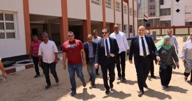 محافظ المنوفية يتفقد نسب إنجاز إنشاءات المدارس الجديدة